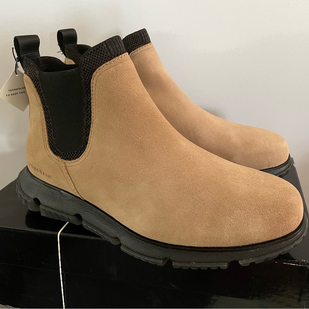Cole Haan ZERØGRAND Waterproof Chelsea Suede Boots